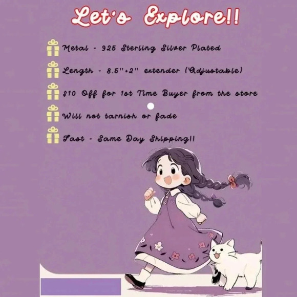 ▶ PERSONALIZED❤️HEART CHARM A to Z, DAINTY SILVER INITIAL ANKLET GIRL, ELDM22302 - Picture 3 of 14